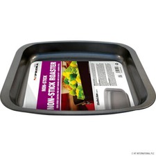 NEW 32CM NON STICK BAKING PAN TRAY ROASTING KITCHEN ROASTER BAKE TIN OVEN DISH Trays / Baking Dishes price