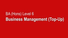 BA Business Management-Top Up. Exemplar Assignments, Posters, Presentations Education Management price