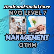 Level 7 Diploma in Health & Social Care Management OTHM Answers-All 6 Units New Education Management price