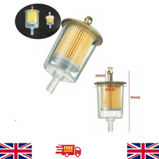 1X 10mm 3/8" Universal Fuel Filter Motorcycle Inline Petrol Diesel Filter Diesel Filter price