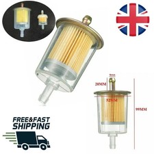 4X 10mm 3/8" Universal Fuel Filter Motorcycle Inline Petrol Diesel Filter Diesel Filter price