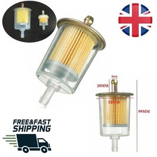 1X 10mm 3/8" Universal Fuel Filter Motorcycle Inline Petrol Diesel Filter Diesel Filter price