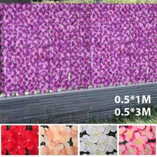 Artificial Hedge Flower Trellis Outdoor Expanding Garden Fence Privacy Screening Garden Fence price
