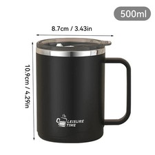 500ml Stainless Steel Thermos Mug Tea Coffee Thermal Cup Insulated Travel Mug UK Thermoses price