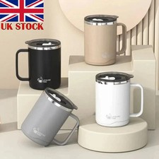 500ml Stainless Steel Thermos Mug Tea Coffee Thermal Cup Insulated Travel Mug UK Thermoses price