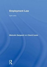 Employment Law: Eighth edition by Malcolm Sargeant (English) Hardcover Book General Law price
