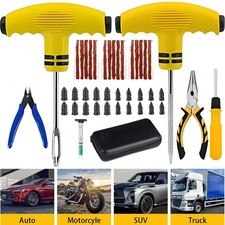 Emergency Tyre Puncture Repair Kit Car Van Motorcycle Tubeless Tire Strip Pliers Car Tool Kits and Bags price