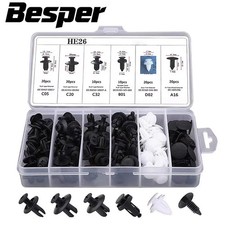 Car Fastener Clip Kit Push Retainer Rivet Bumper Trim Panel 50/100PCS Car Tool Kits and Bags price