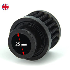 Universal Interface Motorcycle Auto Air Filter 25Mm Black Car Cone Cold Air Inta Car Air Filter price