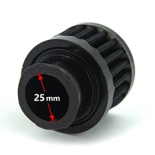 Universal Interface Motorcycle Auto Air Filter 25Mm Black Car Cone Cold Air Inta Car Air Filter price