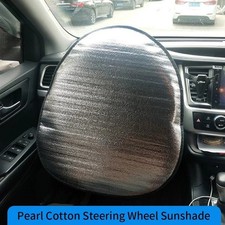 Universal Car Steering Wheel Sunshade Cover Protector Sun Block Insulation UK Wheel Cover price