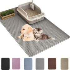 75x55cm Cat Litter Mat Litter Tray Mat of Double Layer Honeycomb Large Holes Tray Mat price