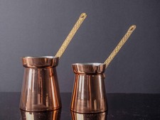 Handmade Copper Coffee Pot Set, Traditional Design Coffee Maker, Cezve Coffeepot Cezve Sets price