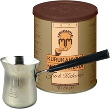 KURUKAHVECI MEHMET EFENDI Turkish Coffee, Cezve Set, Roasted Ground,Rich Aroma, Cezve Sets price