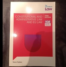 Constitutional and Administrative Law and EU Law  - Third Edition (SQE1) - 2023 Constitutional Law price