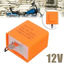 Motorcycle Bike LED Flasher Relay 2 Pin 12V Adjustable Indicator Turn Signal Fix Relay price