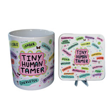 Tiny Human Tamer Mug Teacher Gift 11oz tea coffee mug, nursery gift Mug price