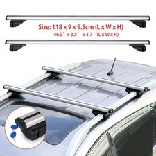 Universal Lockable Aluminium Car Roof Rack Bars Rail Luggage Carrier Roof Rails price
