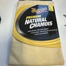 Meguiar's X2100 Premium Natural Chamois Leather 4sq.ft Clean Cars Windows Glass Car Window Care Products price