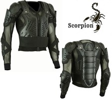 MENS SCORPION SPINE GUARD CE BODY ARMOUR MOTORBIKE MOTORCYCLE PROTECTION JACKET Motorcycle Jackets price