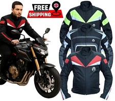 Mens Motorbike Air Mesh Jacket Summer Motorcycle Riding Lightweight Armour S-3XL Motorcycle Jackets price