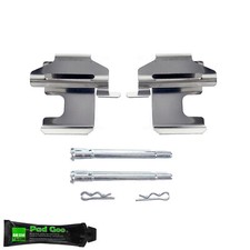 FRONT BRAKE PAD PIN FITTING KIT FITS: FORD KA 1.2 2008-2016 SOLID DISCS BPF1273G Brakes price