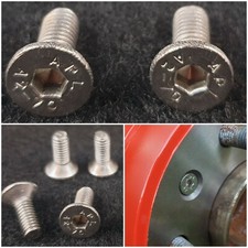4 x VAUXHALL BRAKE DISC RETAINING SCREWS A2 STAINLESS STEEL  M6 Brakes price