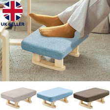 Small Wood Footstool Footrest Pouffe Foot Stool Padded Ottoman SeatBench-40*30cm Pouf price