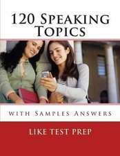 Like Test Prep Books 120 Speaking Topics (Paperback) (US IMPORT) TEOG Books price