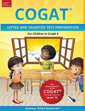 Gateway Gifted Resources COGAT Test Prep Grade 4 Level 10 (Paperback) TEOG Books price