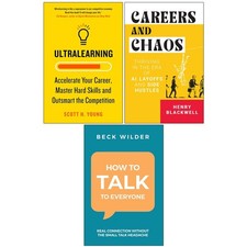 Ultralearning,Careers and Chaos,How To Talk To Everyone 3 Books Collection Set Open Education Books and Sets price