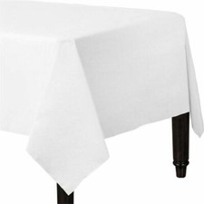 3 White Paper cloth disposable Table Cover Buffet Tableware party 90 cm x 90 cm Disposable Tableware price