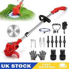 12V Electric Cordless Grass Trimmer Strimmer Garden Edger Cutter with 2 Battery Lawn Mower price