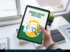 Microsoft MS Excel Tutorial / Training Course, MP4 Videos on USB + Stream Link Commercial Software price