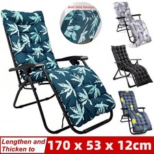 UK Sun Lounger Cushion Bench Chair Sunbed Garden Recliner Replacement Anti Slip Sun Lounger price
