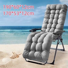 Sun Lounger Cushion Bench Chair Sunbed Garden Recliner Replacement Anti Slip Sun Lounger price
