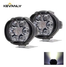 2Pcs Motorcycle Motorbike LED Front Fog Spot Lights Bike Headlight Lamp Motorcycle Lights price