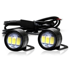 1Pair Motorcycle Headlight Spotlight  Front Ligh White 5630-3SMD  LED Light H Motorcycle Lights price