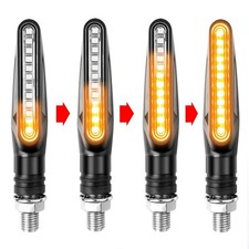 2x Universal 12LED Motorcycle Motorbike Turn Signal Indicators Light Lamp Amber Motorcycle Lights price