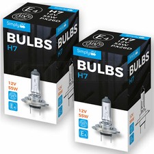 2 x H7 Bulbs (477/499) 12v 55W PX26d Car headlight Halogen Bulb New Boxed Single Headlight Bulb price
