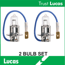 2 x Genuine LUCAS H3 LLB453 Halogen Bulb Headlight Foglight PK22s 12V 55W Headlight Bulb price