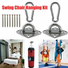2X Heavy Duty Stainless Hammock Hanging Hook Kit Swing Chair Bracket Hardware Hammock price