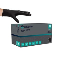 Black Nitrile Gloves Disposable Powder Free Latex Small Medium Large XL, 100 200 Work Gloves price