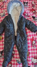Black Dinosaur Padded Snowsuit(9-12) Baby Snowsuit price