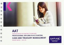 CASH AND TREASURY MANAGEMENT - POCKET NOTES by Kaplan Publishing (PB 2019) Pocket Laws price
