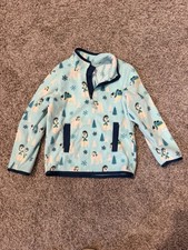 Gymboree Polar Bear Glacier Fleece Half Zip Pullover Size 6 Boys' Sweatshirt price