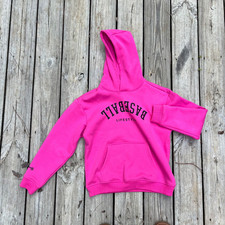 Baseball Lifestyle 101 Upside Down Baseball Pink Hoodie Youth Large  (worn once) Boys' Sweatshirt price
