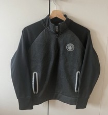 Manchester City Boys kids reflect print 1/4 zip top jumper sweater sweatshirt Boys' Sweatshirt price