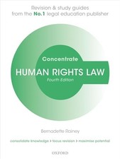 Human Rights Law Concentrate: Law Revision and Study Gu... by Rainey, Bernadette Human Rights Law price