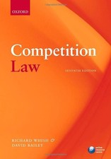 Competition Law-Richard Whish, David Bailey Competition Law price